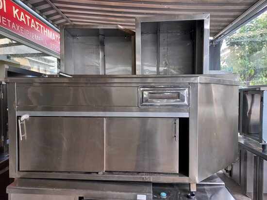 Picture of Ερμάριο του καφέ με 1 συρτάρι  190*53*86 ΠΑΡΑΓΩΝΟ