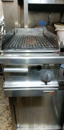 Picture of Πλατώ Ψησίματος Υγραερίου Ραβδωτή Πλάκα Χρωμίου