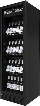 Εικόνα της Επαγγελματικό Ψυγείο Βιτρίνα Κρασιού-1 Πόρτα -600x600x1850mm